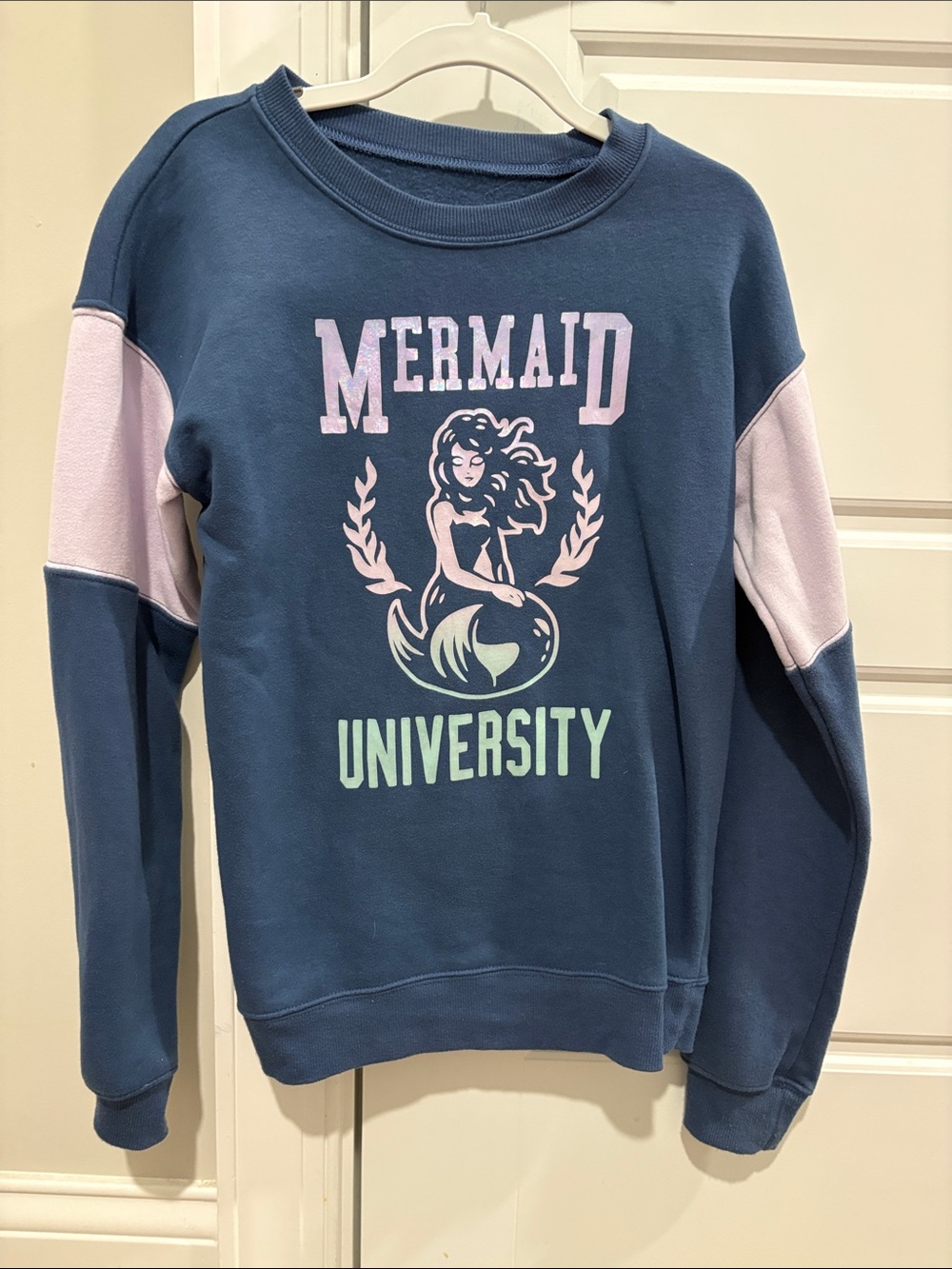 SO Cozy Crewneck Sweatshirt in Dusty Blue